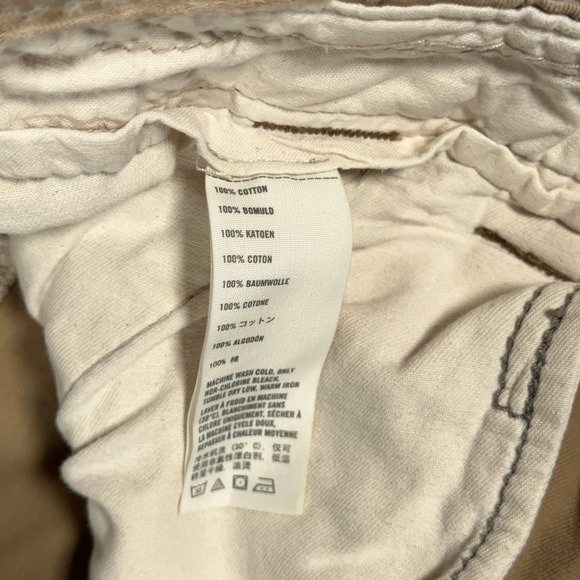 Hollister Cargo Shorts Mens 35 Brown Button Fly Utility Pockets Outdoors Y2K - Picture 10 of 13